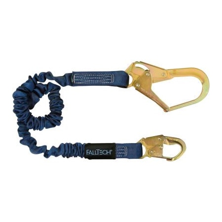 Falltech FallTech ElasTech 4-1/2' to 6' Shock Absorbing Lanyard, Adjustable Single Leg 82403
